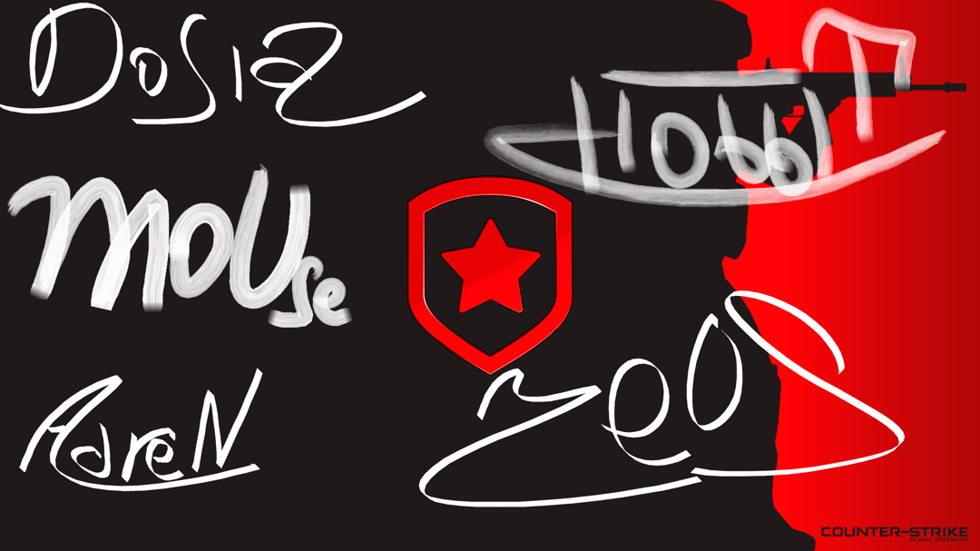 Gambit Gaming autograph by Ronofar (vol.2)