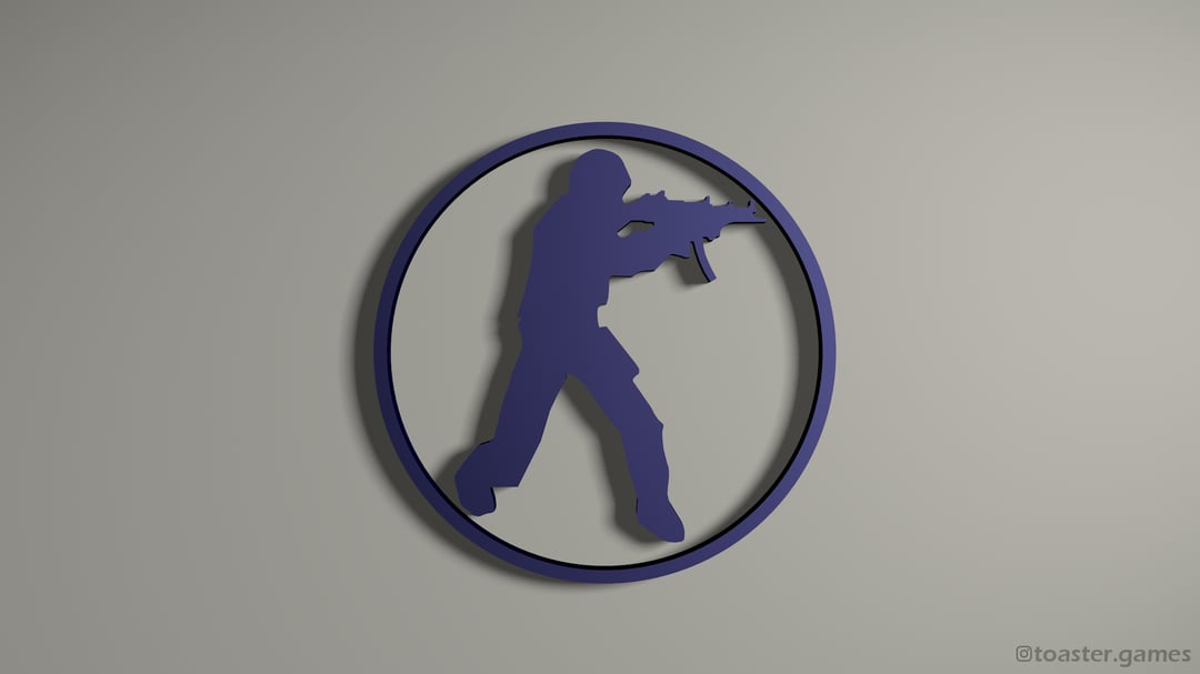 CSGO Logo blue
