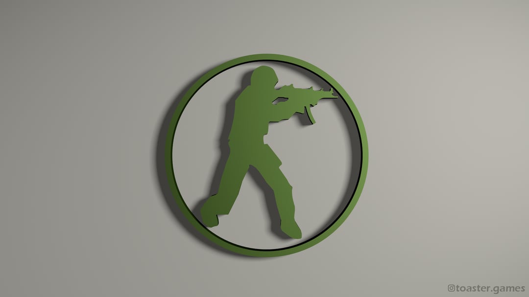 CSGO Logo Green
