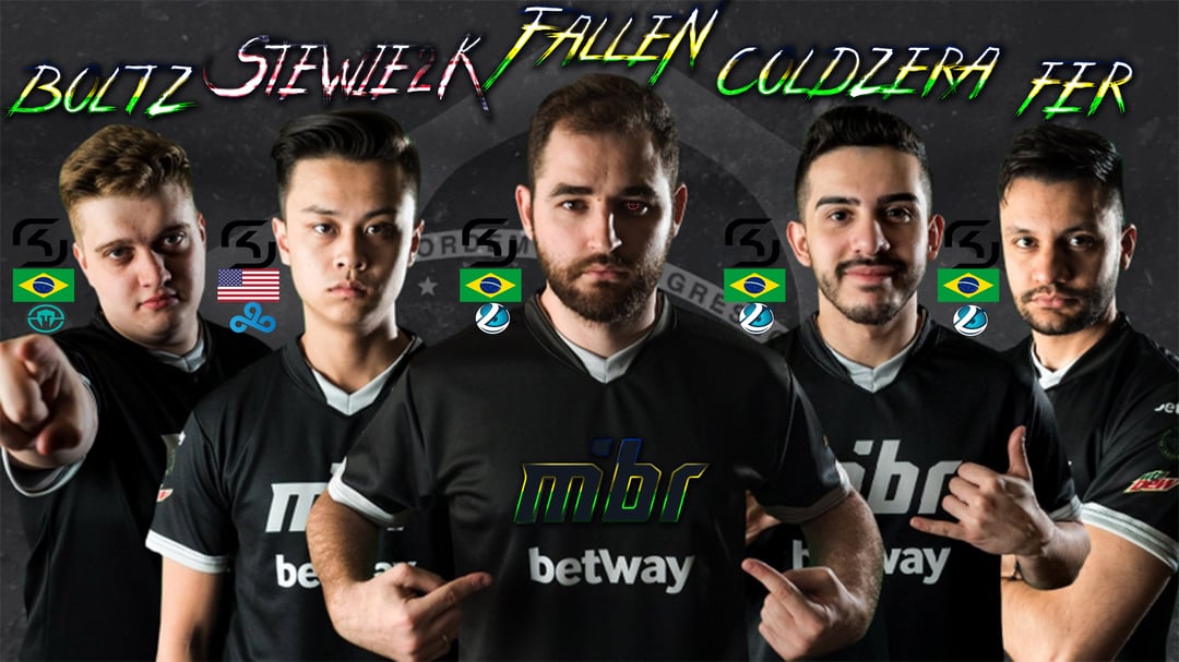 MIBR wallpaper with player by Ronofar