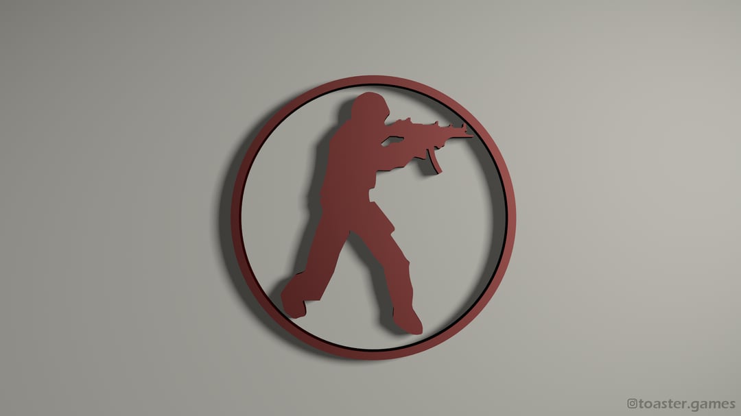 CSGO Logo red