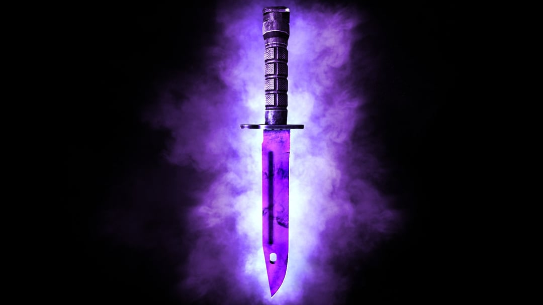 Bayonet Wallpaper - Amethyst