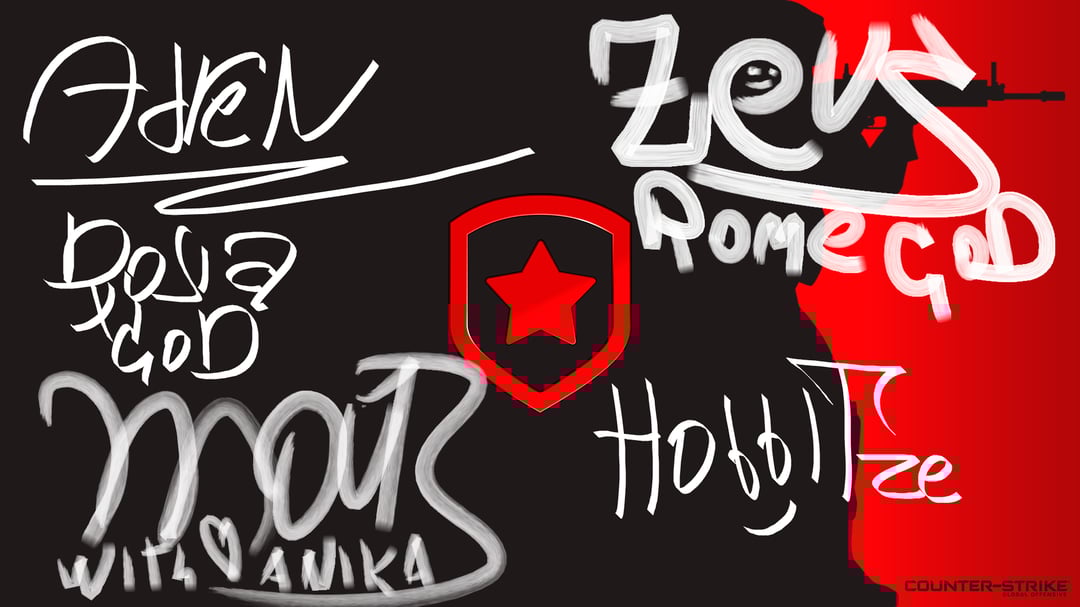 Gambit Gaming autograph by Ronofar (vol.3)