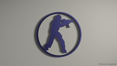 CSGO Logo blue