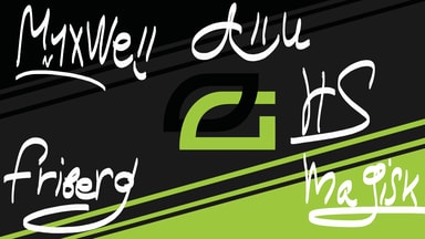 Optic Gaming player autograph By Ronofar