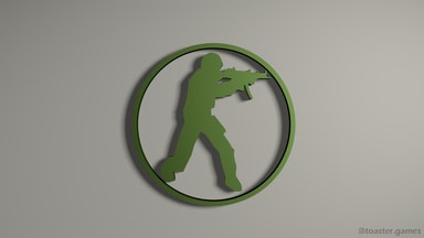 CSGO Logo Green