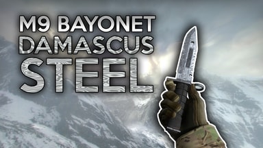M9 Bayonet Damascus Steel
